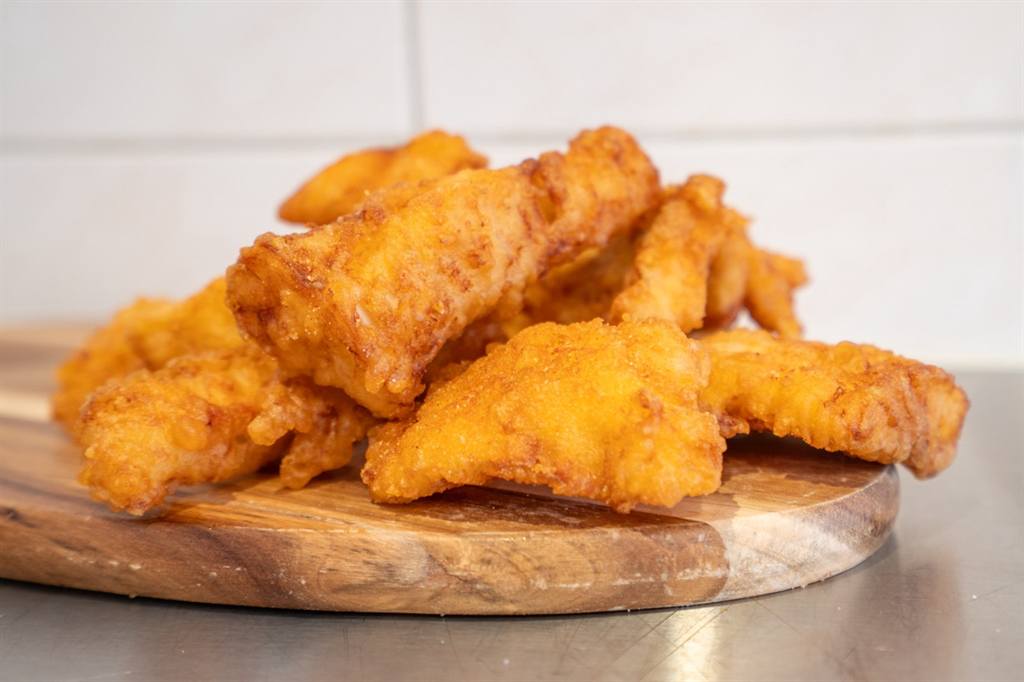 Krokant gebakken kibbeling van De Visfuik
